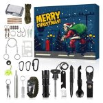 C kit de survie 24 pièce 37x30x35cm mousqueton multifonction stylo de défense canne télescopique lampe ... C kit de survie 24 pièce 37x30x35cm mousqueton multifonction stylo de défense canne télescopique lampe ...