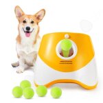 C lanceur automatique de 251cmx271cmx214cm lanceur de lanceur de balles pour animaux de compagnie jouet ...