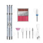 C lime a ongle electrique 20000rpm avec 7 t�tes meulage ponceuse pour ongles professionnelle lime � ongles ...