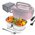 C lunch box chauffante electrique 198x225x155 cm bote isotherme repas chaud pour voiture camion bureau ...