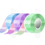 C nano tape bubble kit pour enfants 28pcs avec 3 rouleaux de ruban adh�sif nano 5x1x01cm double face ...