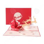 C noël cartes 20x13cm carte de v?ux de noël carte à message tridimensionnel carte cadeau carte de fête ... C noël cartes 20x13cm carte de v?ux de noël carte à message tridimensionnel carte cadeau carte de fête ...