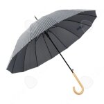 C parapluie 16 baleines renforces ouverture automatique parapluie  long manche frais manche en bois ...