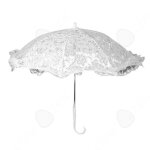 C parapluie en dentelle 42x50cm texture florale lgant et beau facile transporter ambiance romantique ...