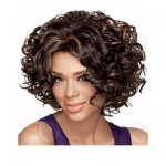 Beaute bien pas perruques 35cm europ�ennes et am�ricaines femmes aux cheveux courts et boucl�s cheveux ...