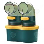 C pots � �pices avec bouton de dosage 2pcs avec base de rangement lot de 2 pot a epice bo�te dassaisonnement ...