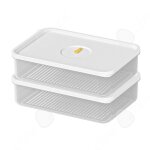 C rangement frigo 2pcs 19. 8x13. 8x5. 3cm avec outil chronomtrage bote de rangement pour rfrigrateur ...