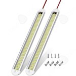 C reglette led 120 led 800 lm ip45 �tanches 2 lampes super lumineuses pour camping - car avec interrupteur ...