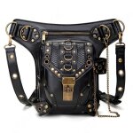 C sac  dos dcoratif 34x30cm en cuir pu sac banane tactique pour hommes et femmes hip pack sac  dos ...
