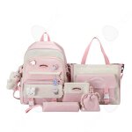 C sac  dos scolaire 44x31x15cm sac dcole kit 5 pices sac  bandoulire sac  crayons organisateur ...