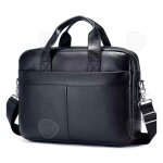 C sacoche homme 40 x 29 x 7 cm premire couche de cuir de vachette convient aux voyages daffaires ou ...