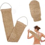 C sangle lave dos 58x10cm lanire crin gant exfoliant bande dos exfoliante en chanvre naturel pour dos ...