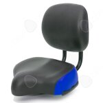 C selle de vlo 2. 15kg coussin en latex dossier rglable en hauteur impermable respirant support dorsal ...