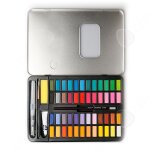 Set de peinture aquarelle professionnel c 24 couleurs boite daquarelle set peinture aquarelle solide ...