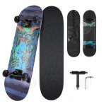 C skateboard 31 pouces 78x20cm balan�oire double enfant d�butant � quatre roues convient aux enfants ...