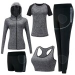 C surv�tement femme ensemble 5pcs chemise � manches courtes / short / sous - v�tements / veste / pantalon ...