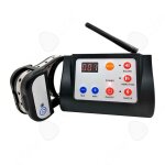 C systme  distance de clture pour chien sans fil 2 en1 led clture lectronique pour chien porte ...