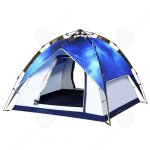 C tente 210x210x135cm tente de camping 4 personnes avec 2 portes impermable coupe - vent et anti uv ...