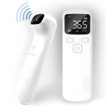 C thermomtre frontal infrarouge pour bebe et adultes main tenant sans contact blanc portable lopration ...