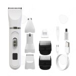 C tondeuse chien 4 en 1 tondeuses pour chiens avec 4 t�tes etanch�it� ipx7 silencieuse tondeuse animaux ...