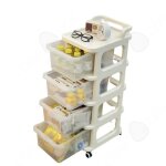 C tour de rangement 38x30x1055cm 5 tiroirs avec roulettes organisateur de jouets snacks  plusieurs niveaux ...