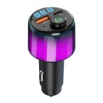 Transmetteur fm passionova bluetooth 5. 3 pour voiture adaptateur prise allume - cigare avec charge rapide ...