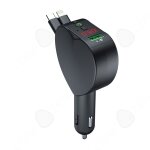 C transmetteur fm led bluetooth fm de voiture charge rapide et port usb adaptateur bluetooth voiture ...