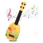 C ukull 36x12cm ukull enfant jouet ducatif de joli motif de girafe avec 4 cordes rglables dvelopper ...