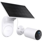 C410 kit 2k(3mp) cam�ra de surveillance wifi ext�rieure sans fil solaire autonomie permanente de la batterie ...