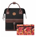 Sac � dos de loisirs - cabaia - adventurer hiker backpack s - noir et marron - 100% polyester - 580g