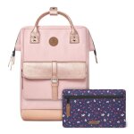 Sac � dos - cabaia - adventurer hiker backpack l - rose queretaro - hydrophobe - 15 pouces