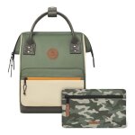 Sac  dos de loisirs - cabaia - adventurer rip stop - vert fonc - 30x235x9 cm - 725g