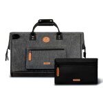 Cabaia sac de voyage gris fonc pour femme et homme - adventurer essentials duffle bag luxembourg 310708 ...