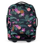 Cabaia trolley bleu fonc� rose pour femme et homme - soft suitcase 2 wheels essentials trolley xs valladolid ...