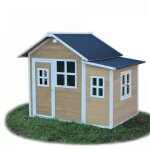 Cabane en bois - exit toys - loft 150 - bois massif - 188x149x159cm - pour enfants d�s 3 ans