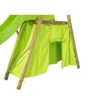Cabane tissu pour portique bois