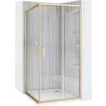 Cabine de douche rea city paroi et porte de douche or brossé 90x90x190cm Cabine de douche rea city paroi et porte de douche or brossé 90x90x190cm