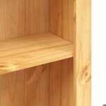 Cabinet de livre solomoon chic biblioth�que 3 niveaux - pour salon / bureau - gamme corona pin mexicain ...