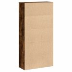 Cabinet de livre solomoon chic biblioth�que polyvalente - pour enfant / adulte - ch�ne fum� 60x24x120 ...