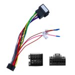 C�ble adaptateur 16 broches iso harnais c�blage autoradio commande volant android st�r�o