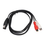 Câble adaptateur audio din 7 broches mâle vers 2 rca femelles noyau en cuivre pur 15 m Câble adaptateur audio din 7 broches mâle vers 2 rca femelles noyau en cuivre pur 15 m