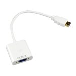Cble adaptateur hdmi vers vga 1080p - tera - pour ordinateur ps3 et moniteur crt / led