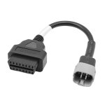 C�ble adaptateur obd2 6 broches vers 16 broches c�ble de diagnostic moto compatible pour suzuki