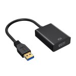Cable adaptateur usb 3. 0 vers hdmi convertisseur vid�o audio pour ordinateur moniteur projecteur noir ...