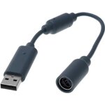 Cble adaptateur usb - xbox 360 - manette - usb femelle - noir - neuf
