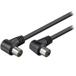 Câble antenne coaxial m / f - adnauto - 1. 5m - coude - noir - connecteurs m / f Câble antenne coaxial m / f - adnauto - 1. 5m - coude - noir - connecteurs m / f