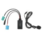 Cble audio bluetooth 6 broches adaptateur aux - in stro de voiture avec microphone pour clio / espace ...