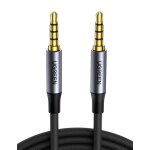 Cble audio jack 3. 5mm 4 ples pour casque micro cble auxiliaire jack stro en nylon tress compatible ...