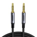 C�ble audio jack 3. 5mm trrs 4 p�les double prise m�le st�r�o auxiliaire voiture nylon tress� compatible ...