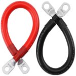 Cable batterie voiture 30cm c�ble onduleur de batterie 33mm� 2awg 12 - 24v c�ble de batterie pour camion ...